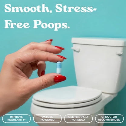 Daily Capsules for Smooth, Stress-Free Poops